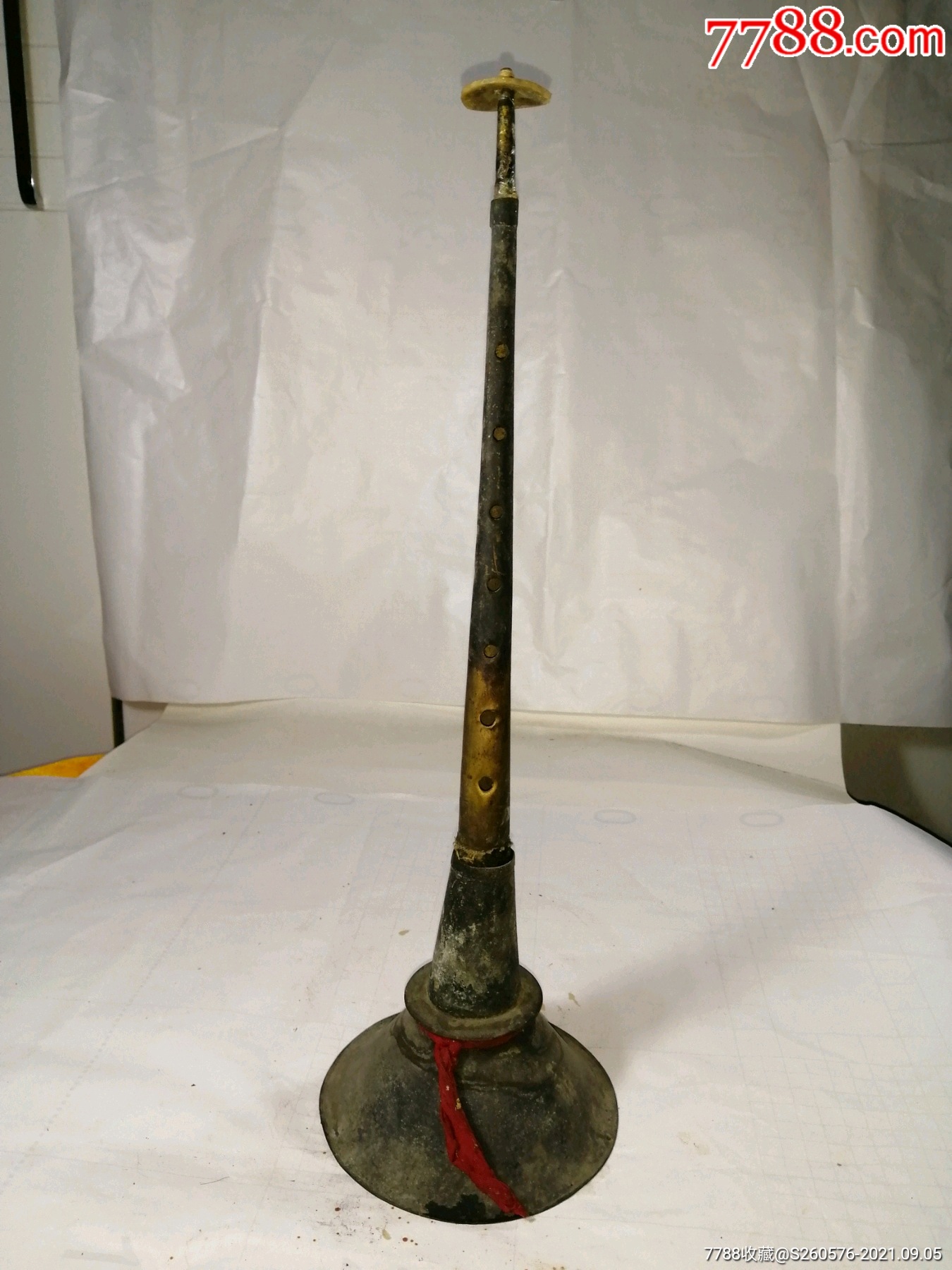 民国老式铜唢呐