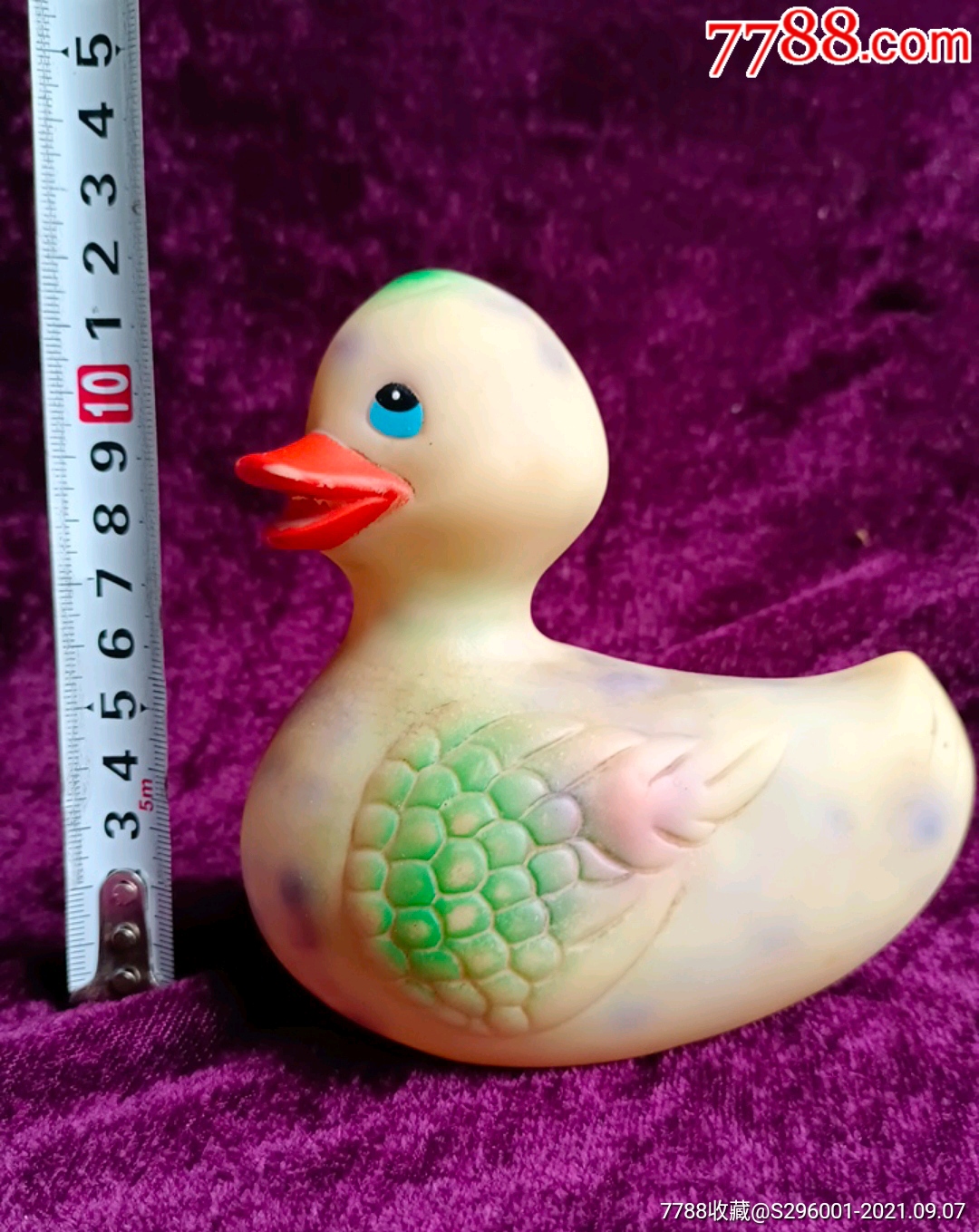 文革时动物鸭子橡胶玩具