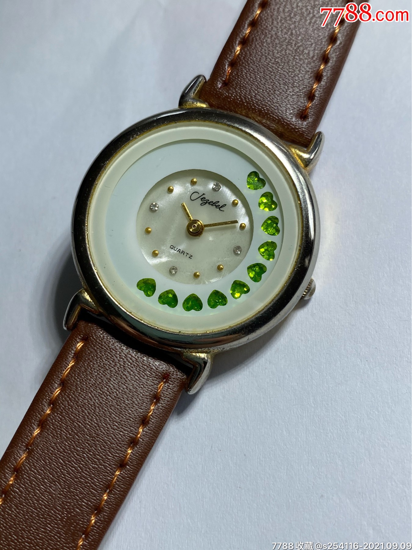 日本机芯石英女表珍珠贝表盘32mm厚8mm走时精准保真正品特价78包邮ah