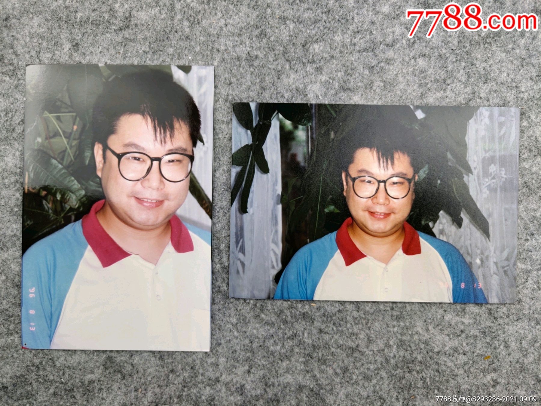 老照片2张著名相声演员尹相杰jy231