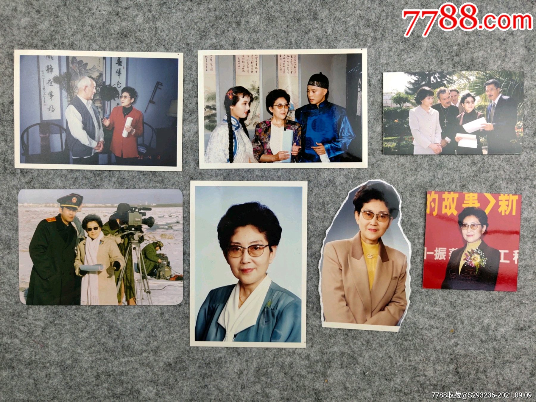 老照片7张,著名导演潘霞,jy239