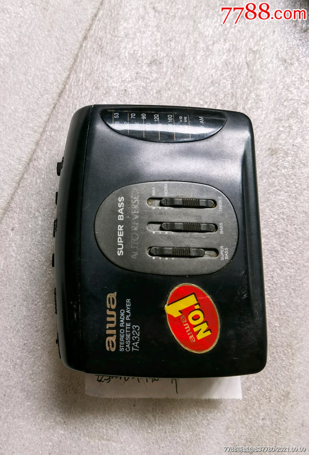 爱华磁带机收录一体机功能正常使用外观无破损