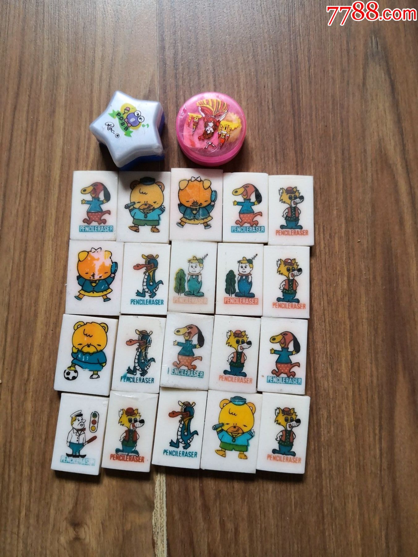 一堆老橡皮-价格:18元-au27641337-橡皮擦/笔擦 -加价-7788缝纫机