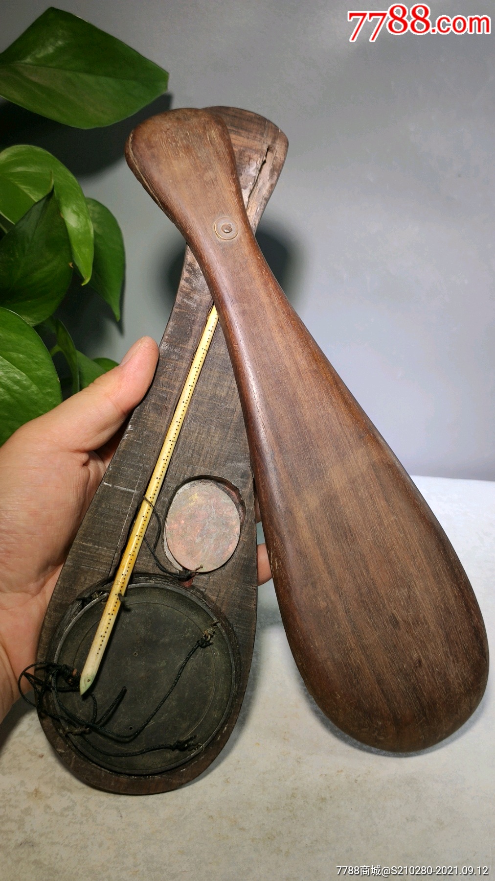 古朴戥子称造型独特木质坚硬开合自如刻度清晰古朴大方