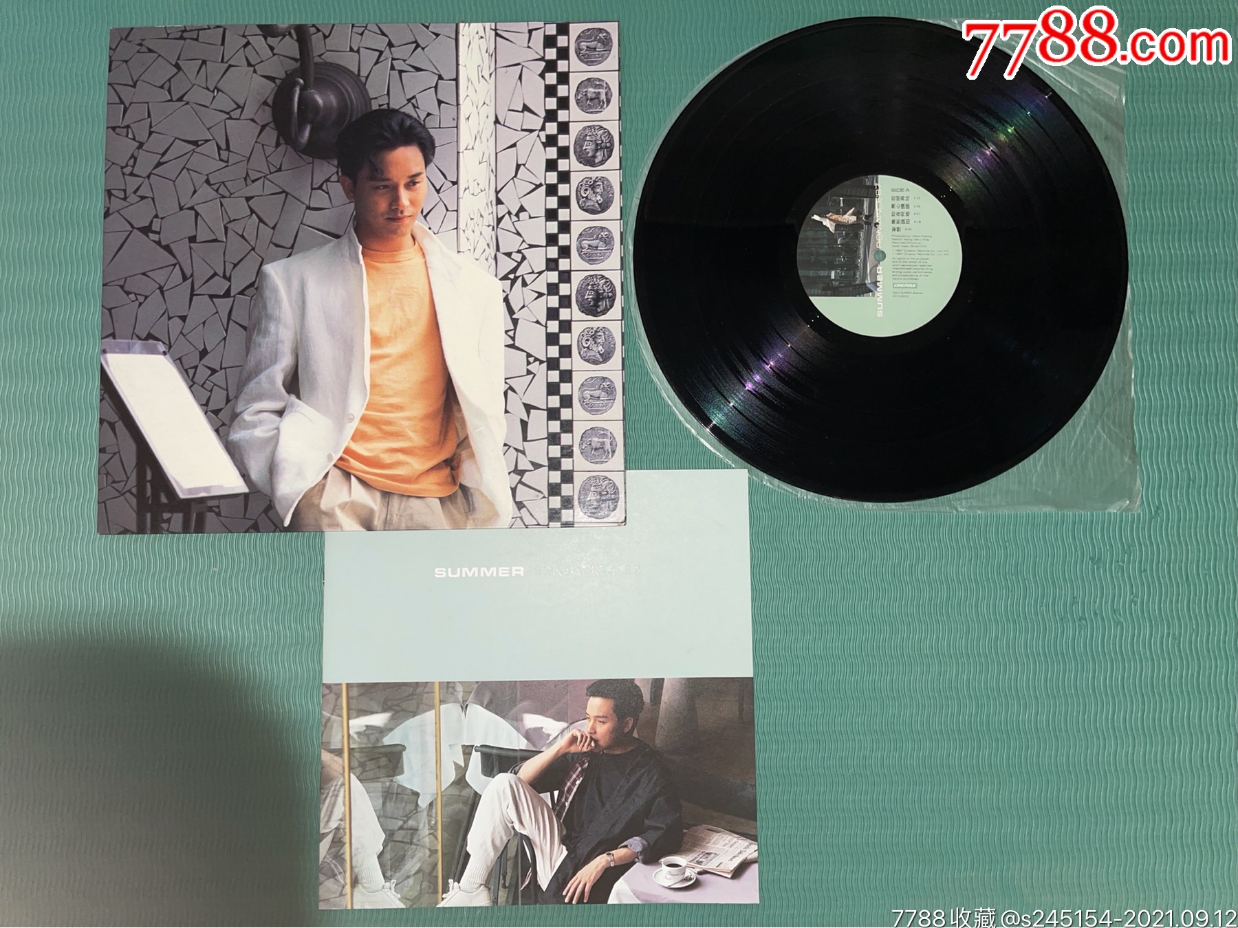 张国荣浪漫拒绝再玩首版黑胶唱片lp附歌词