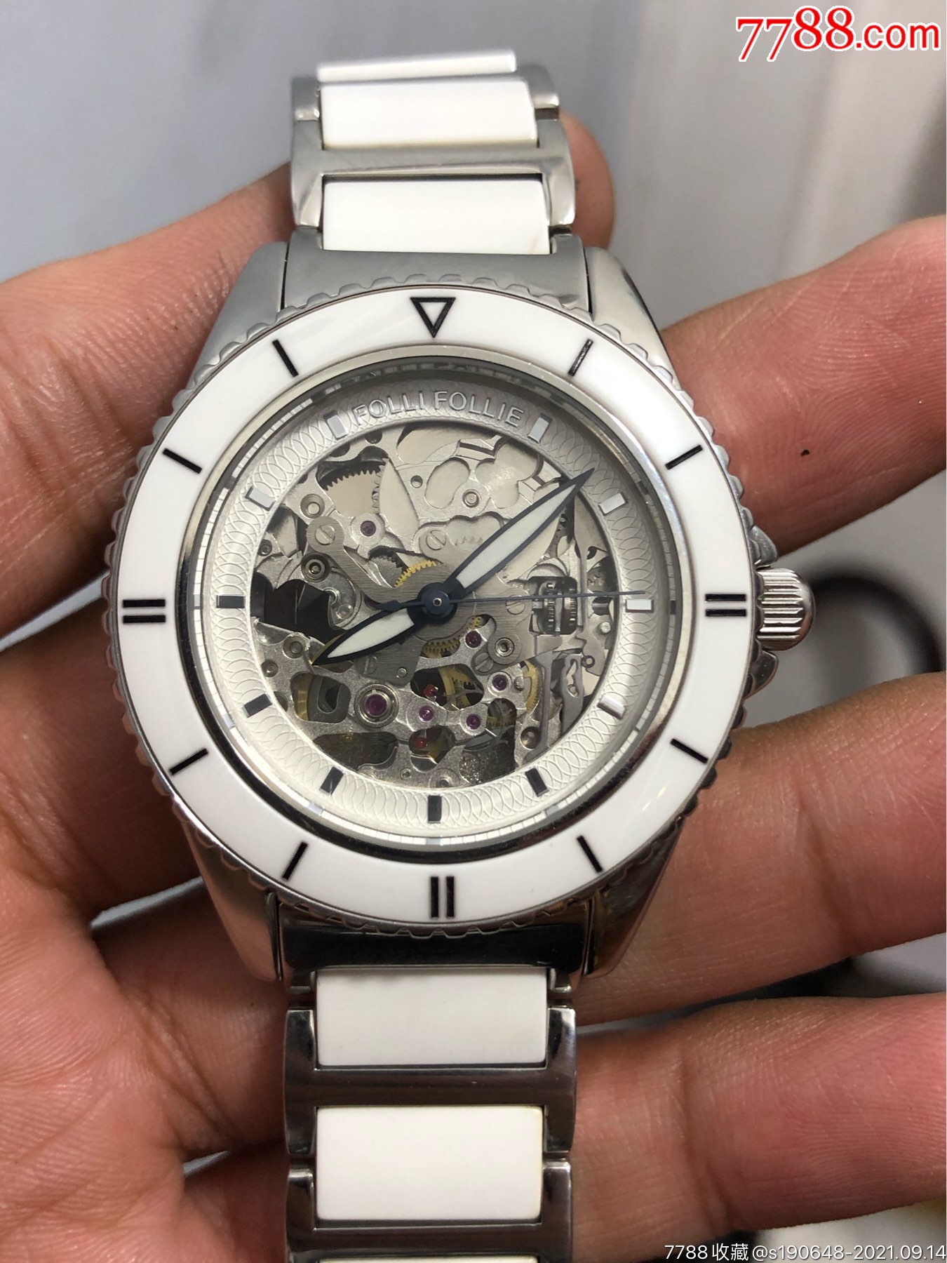 芙丽芙丽全自动镂空机械表-手表/腕表-7788手表收藏