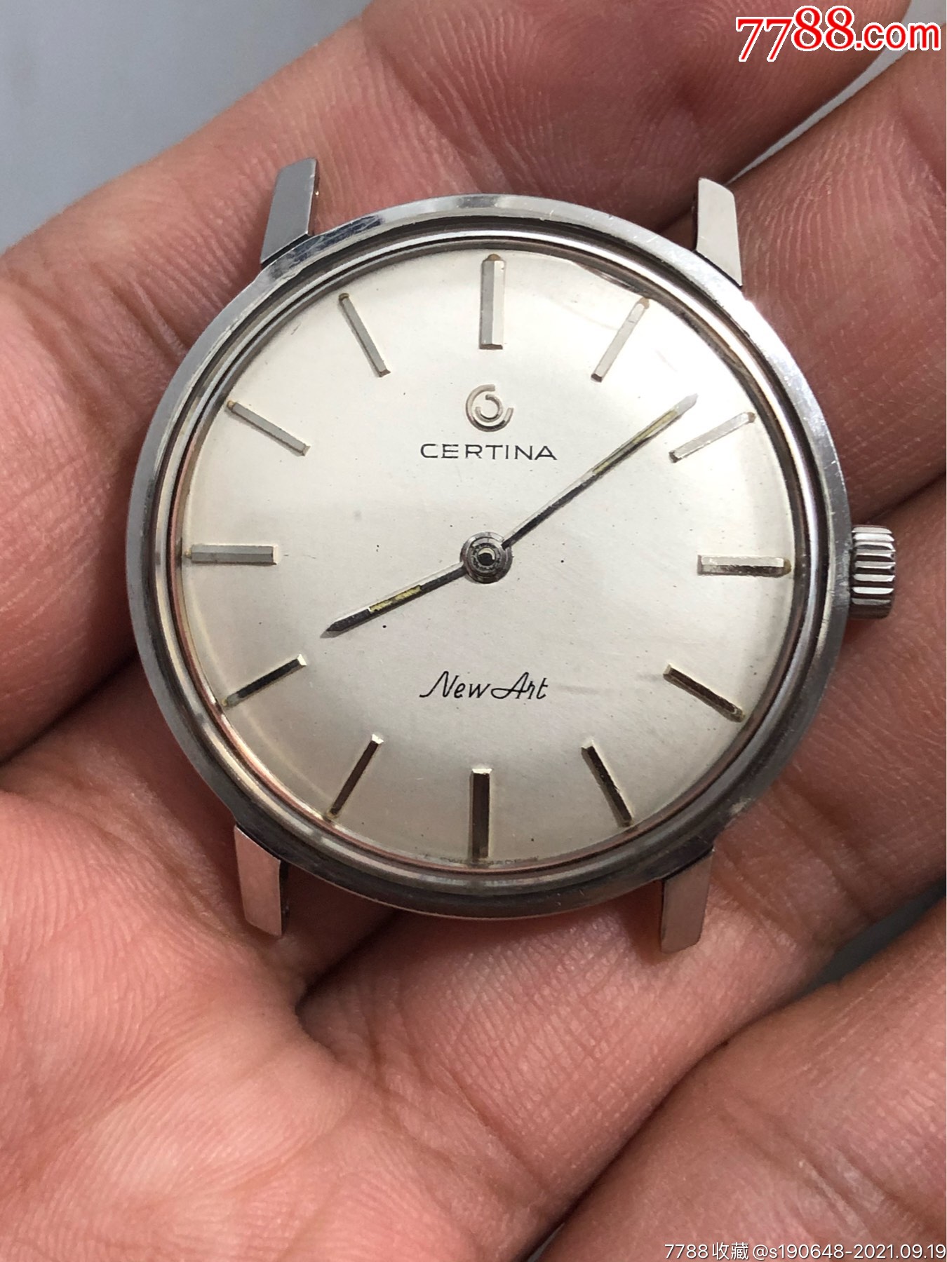 雪铁纳超薄小飞机手动机械表_手表/腕表_图片欣赏_收藏价格_7788烟标