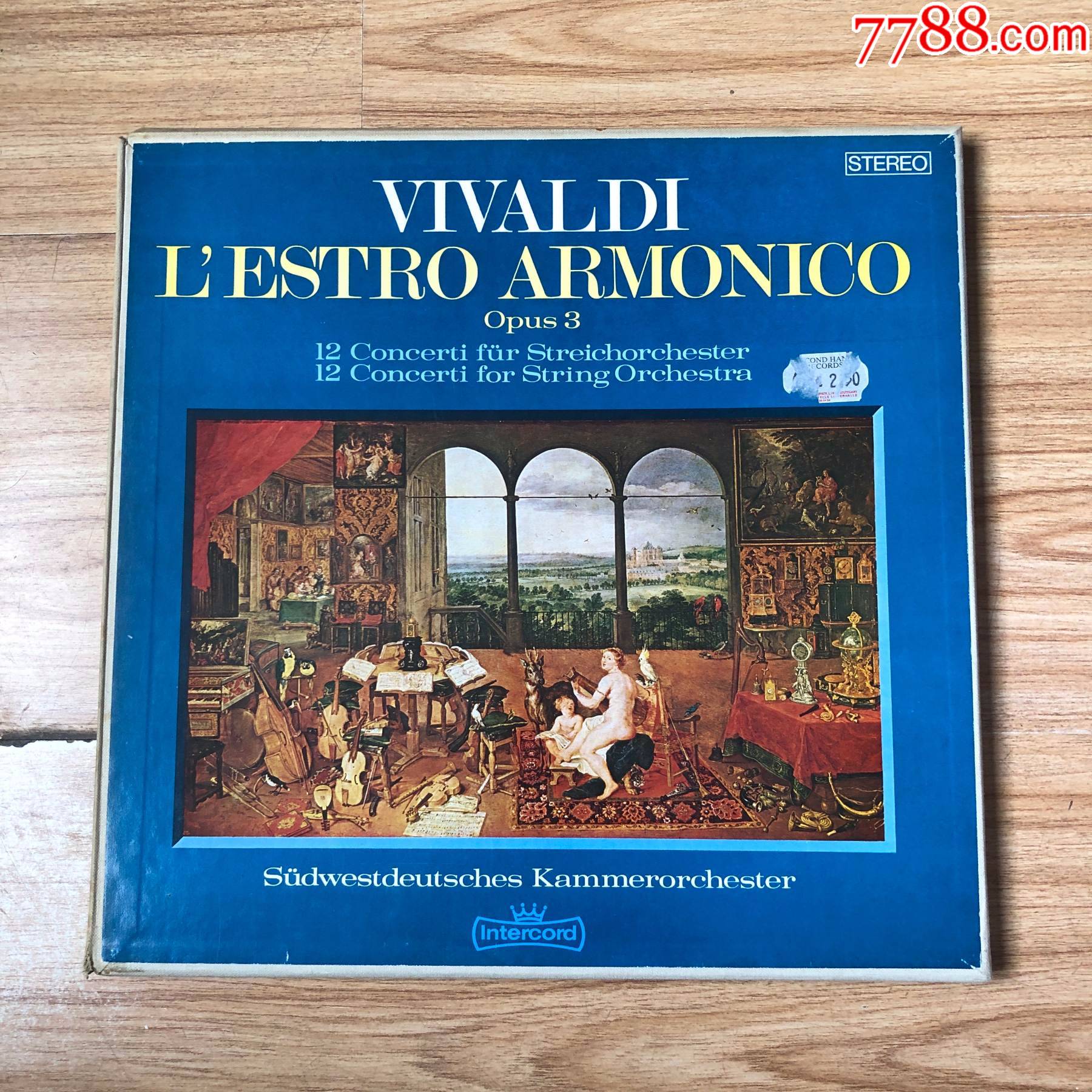 维瓦尔第12首协奏曲和谐的灵感12寸黑胶2lp