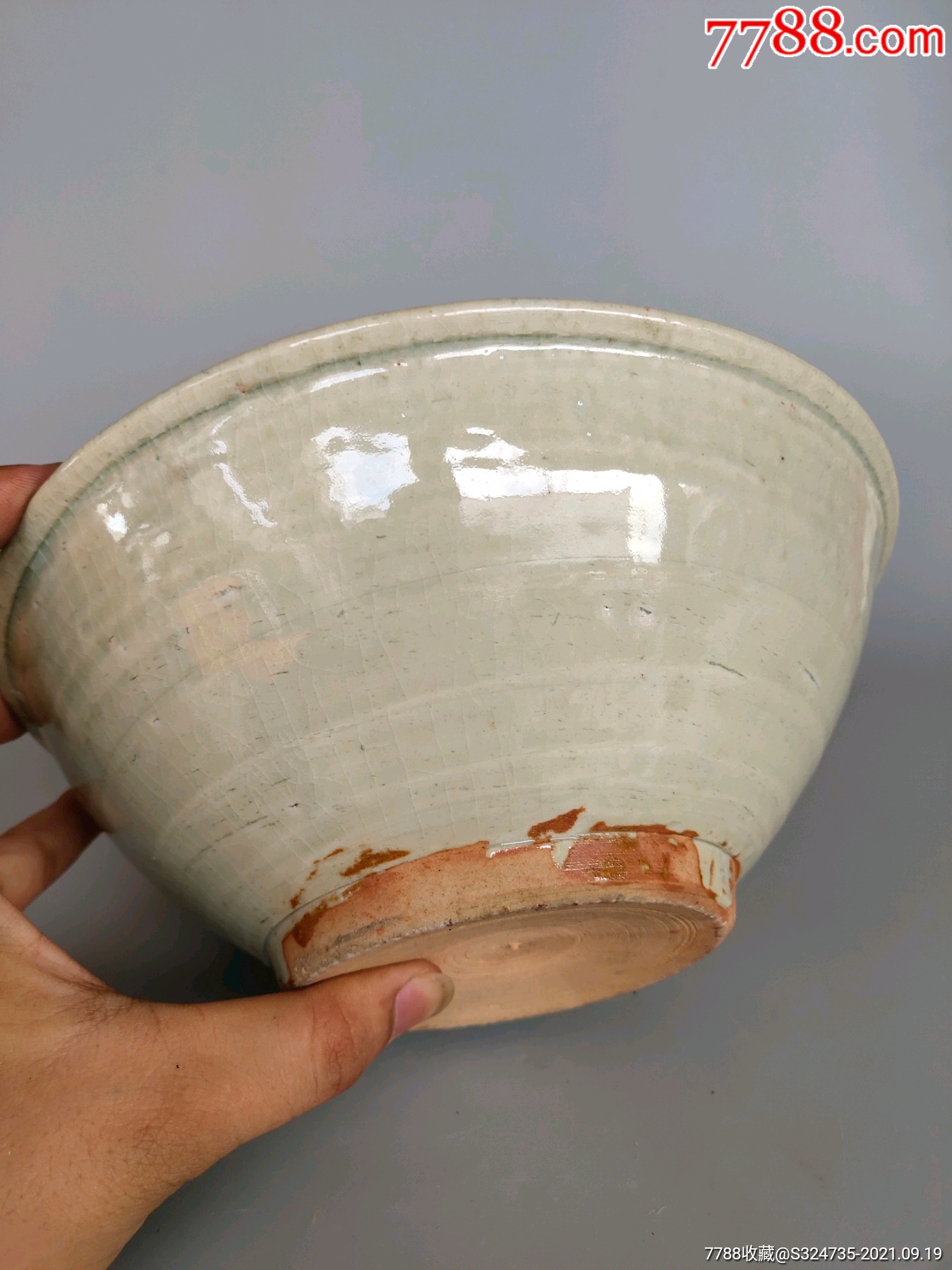 明代龙泉捣纹大碗