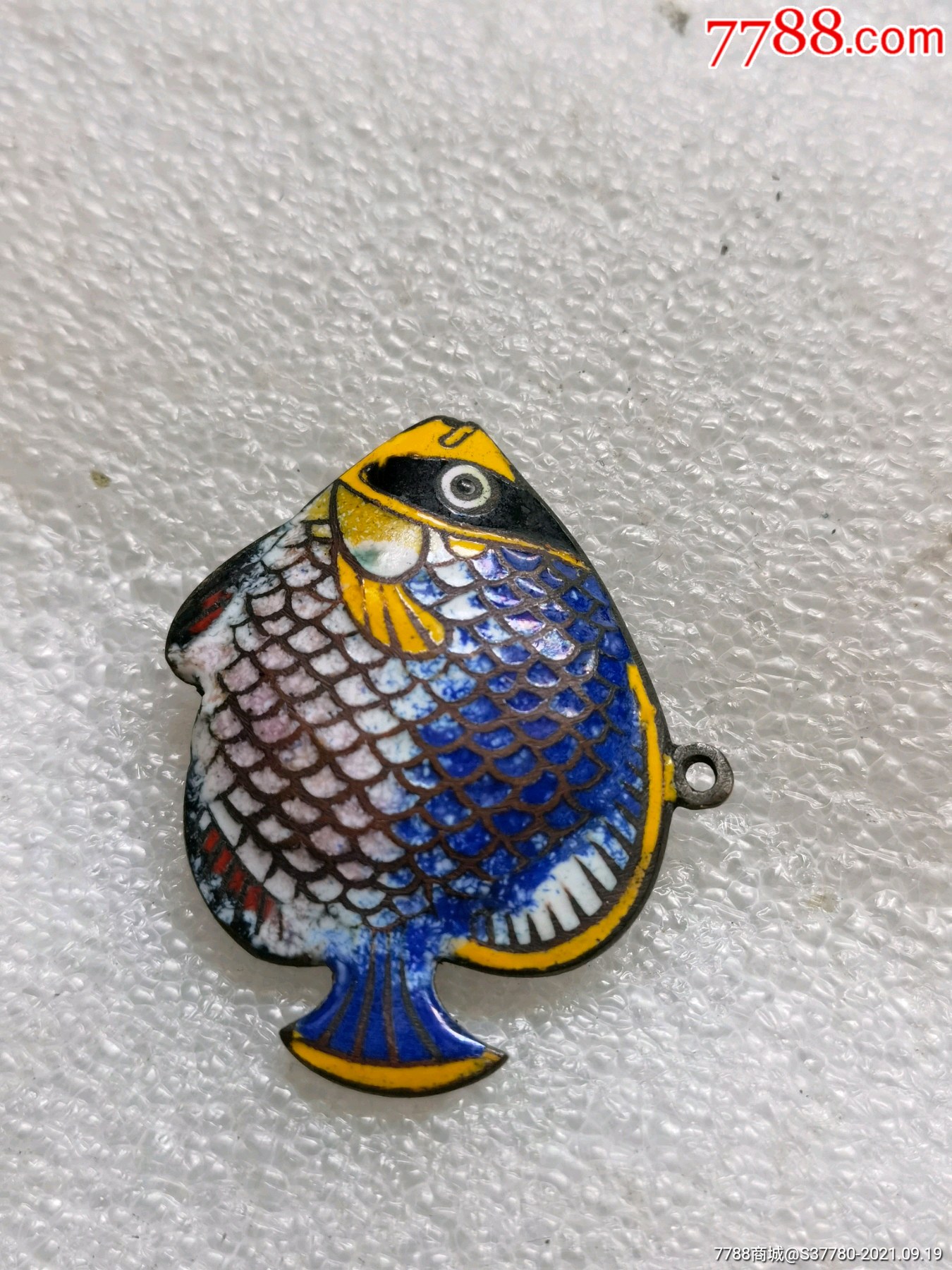 景泰蓝鱼年年有余无破损