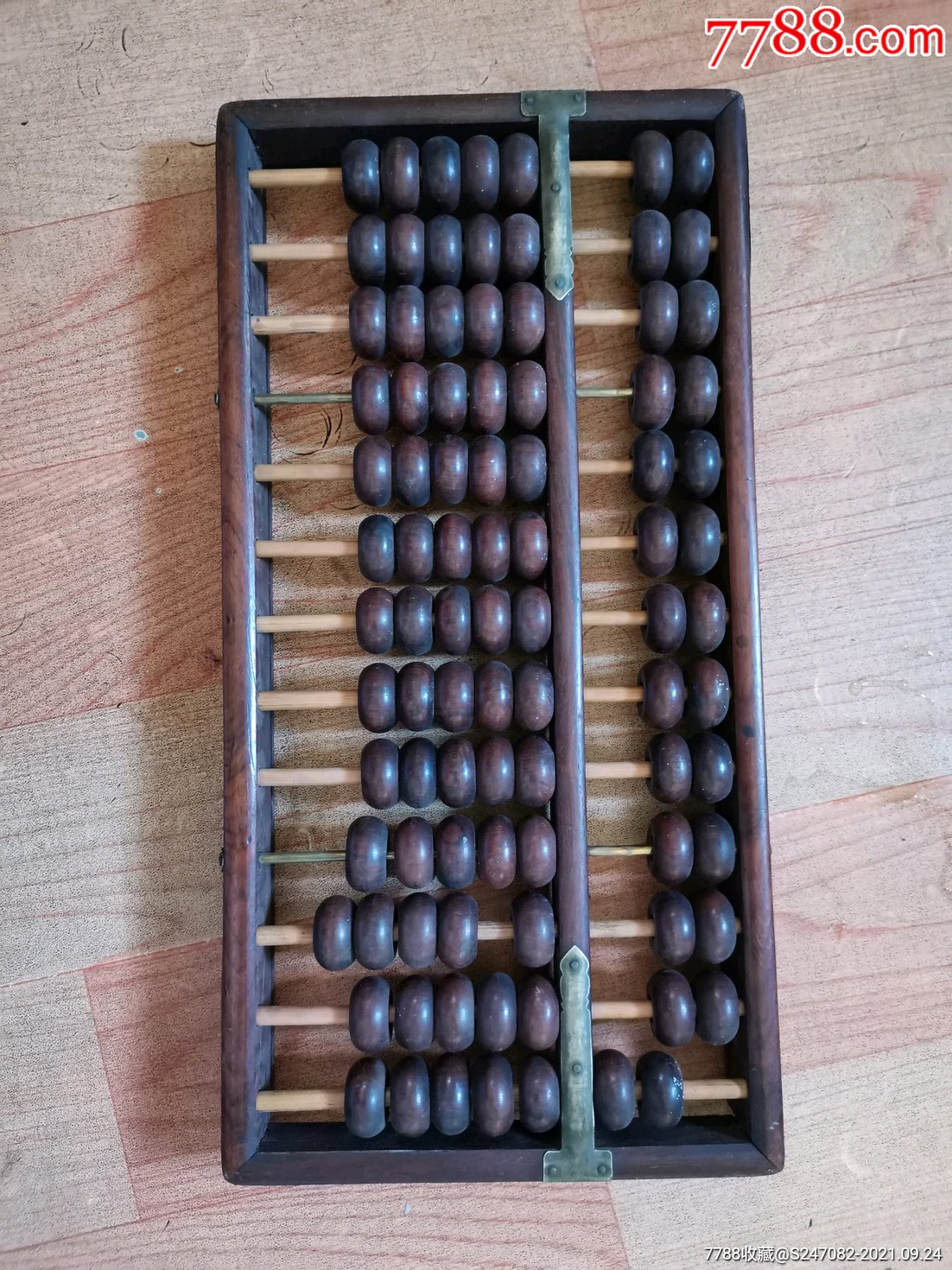 民国算盘一个._醇古堂【7788紫砂】