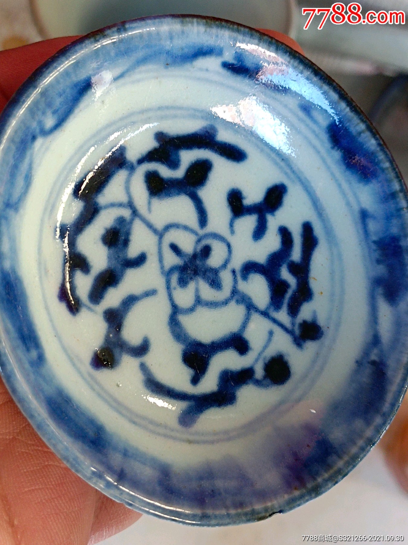 青花小碟_价格38元_第1张