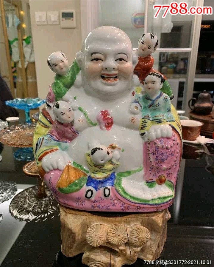 解放初期567年代五子登科弥勒佛像