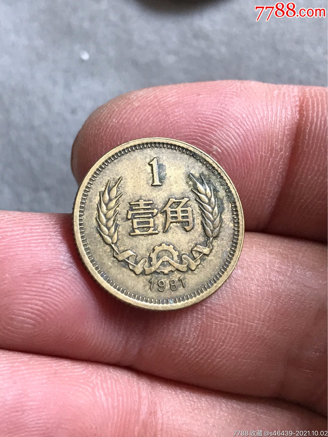 81年长城币一元五角一角三枚合拍