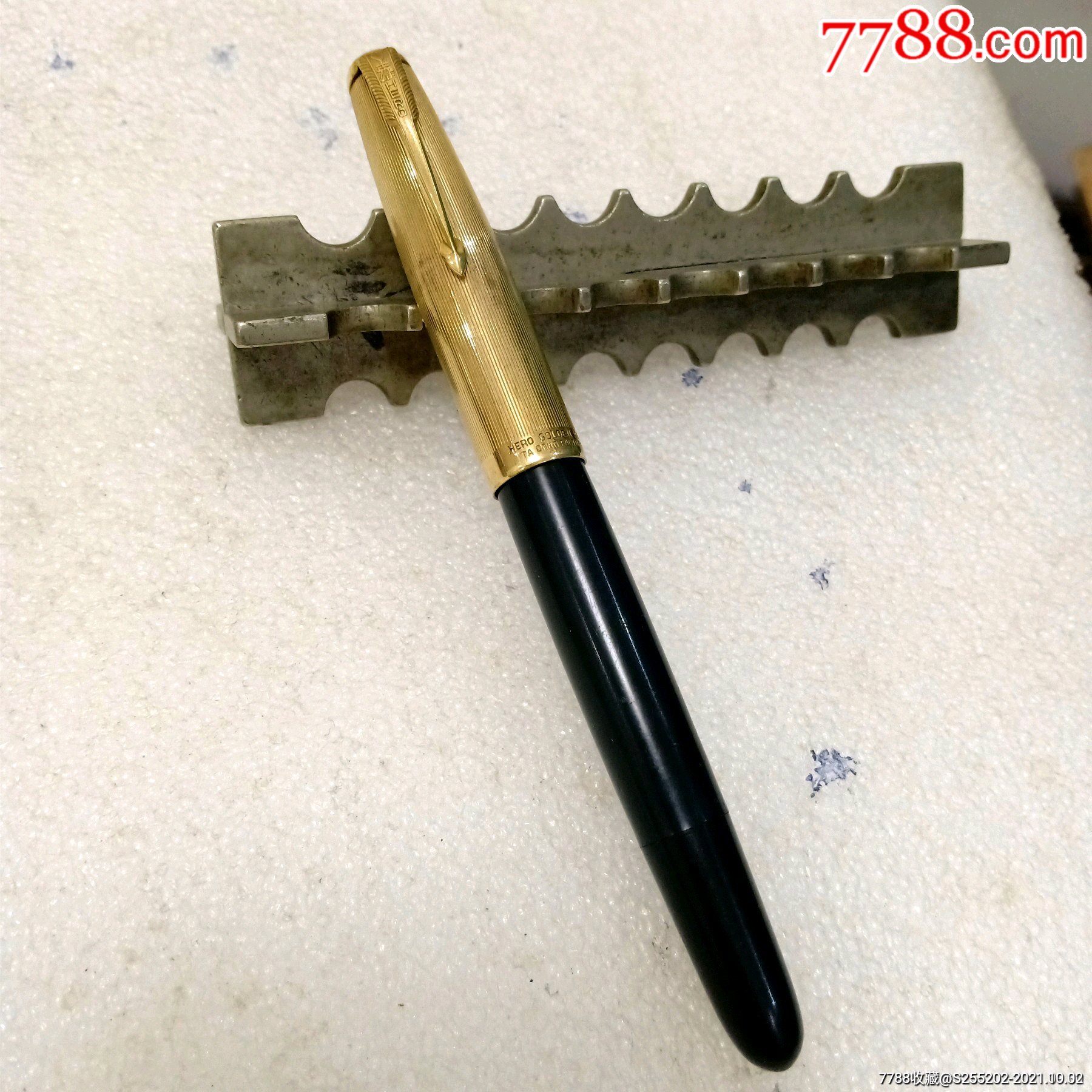 比较新的14k英雄金笔(价高慎拍)_钢笔_东北玩表小兵【7788收藏__收藏