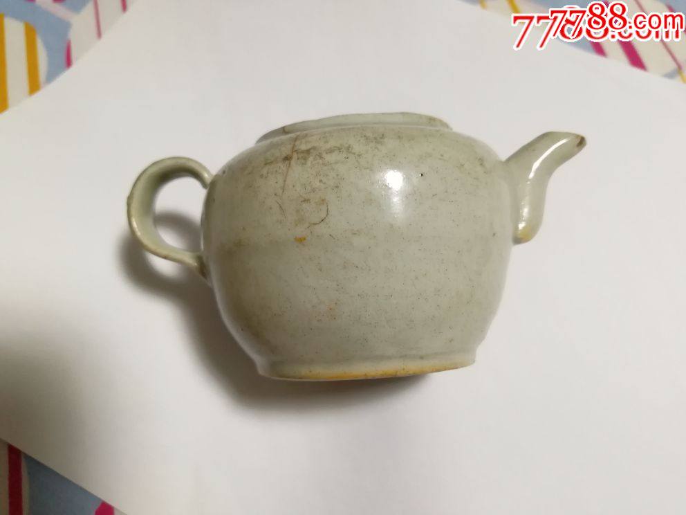 清代影青瓷水滴老壶