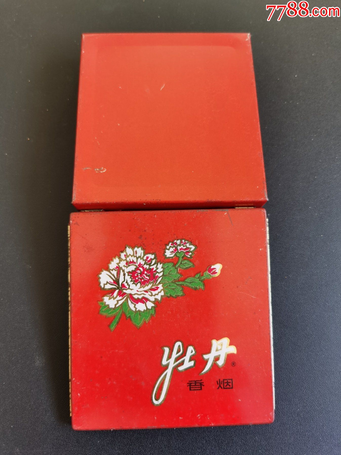 3d牡丹20支铁盒多图中国上海卷烟厂