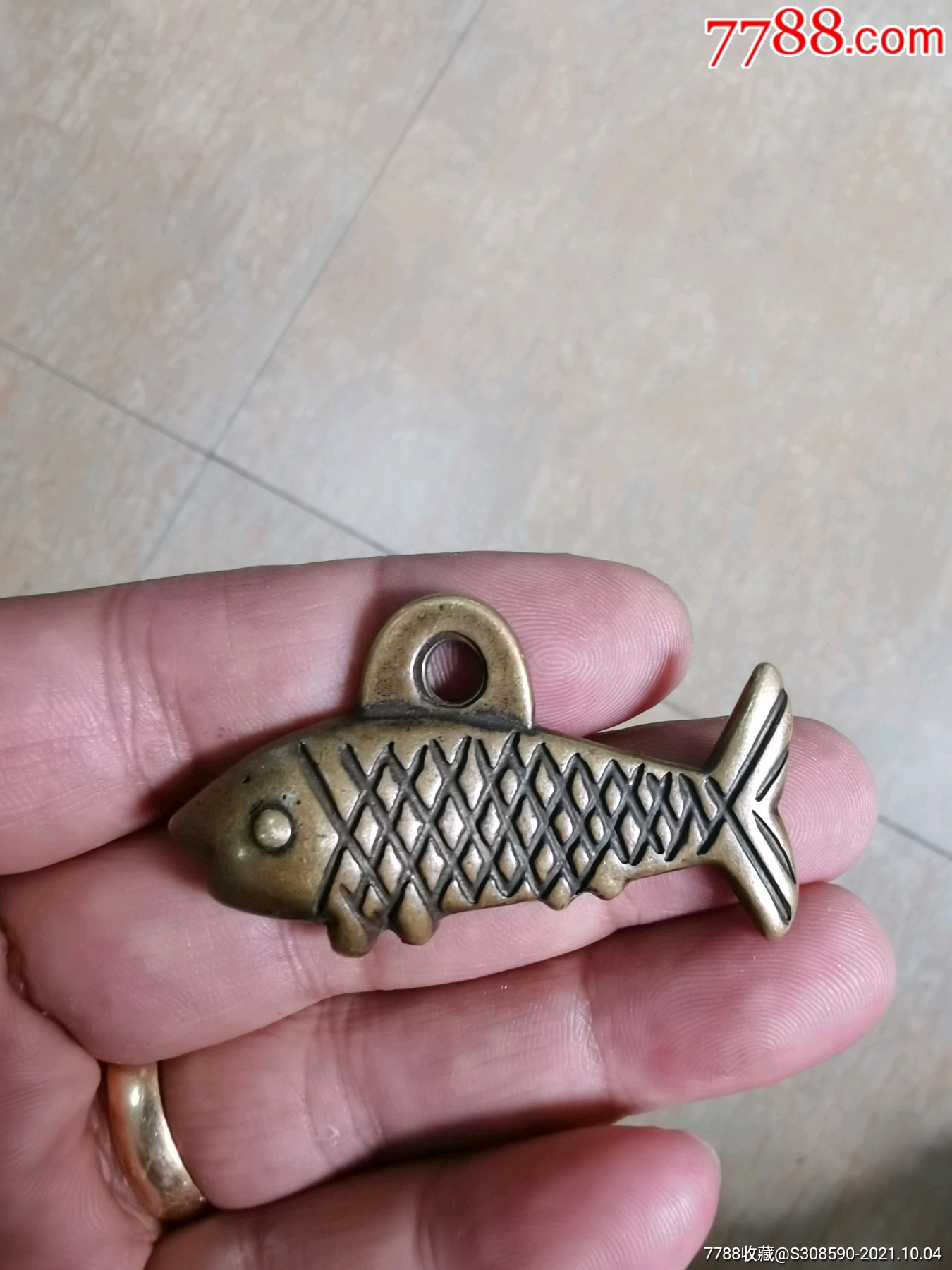 挂件铜鱼_价格31元【包头杂货铺】_第1张