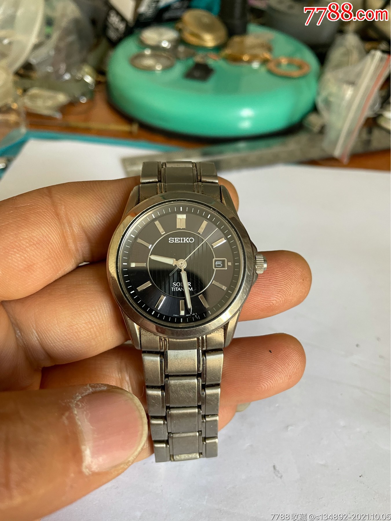 好品日产精工光动能男石英表-价格:220元-au27899507-手表/腕表 -加价