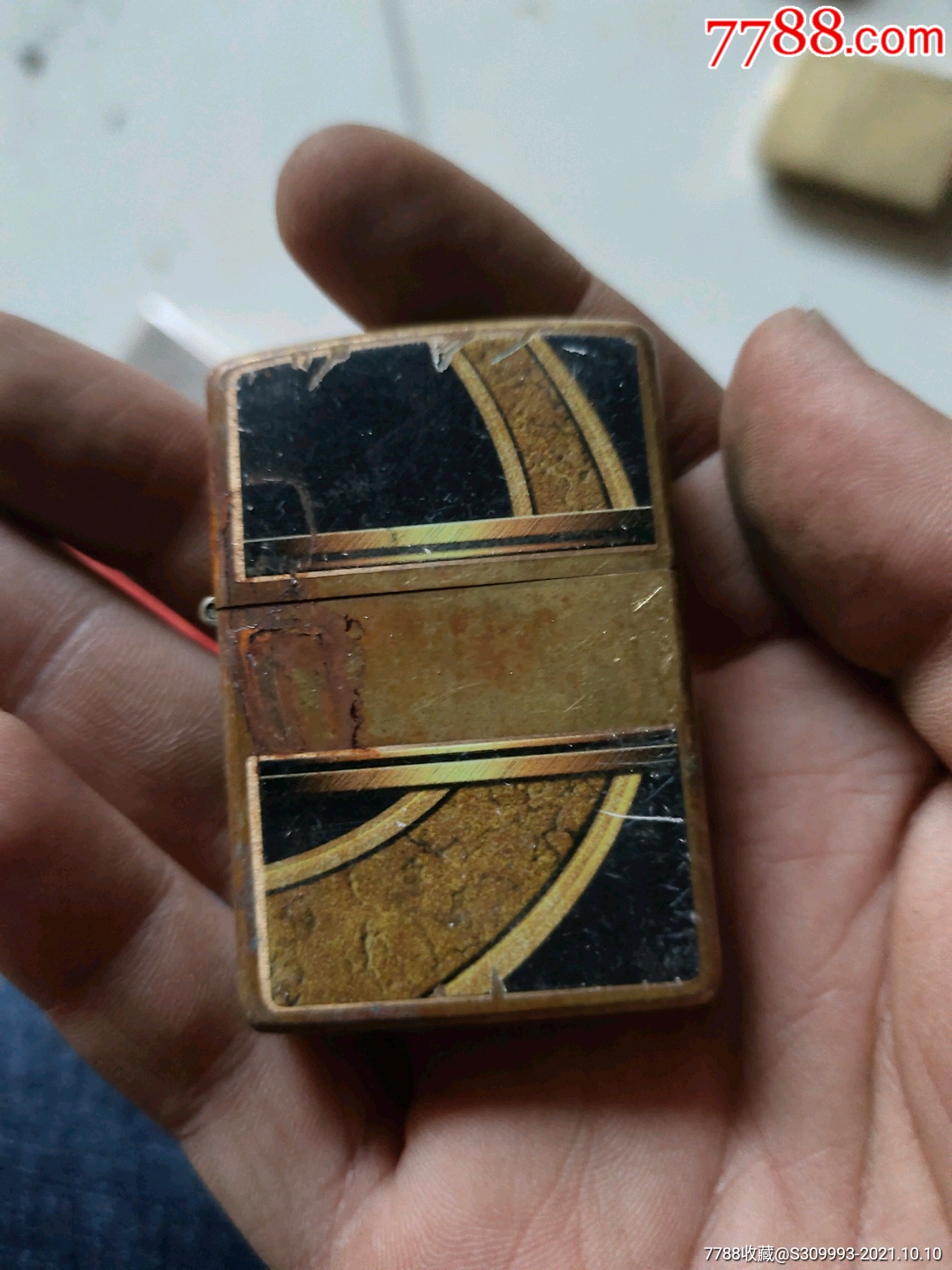 zippo芝宝黄铜打火机