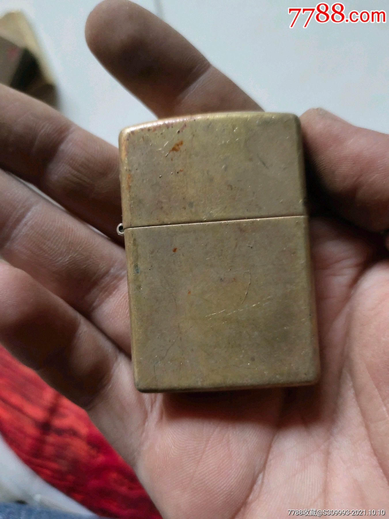 zippo芝宝黄铜打火机