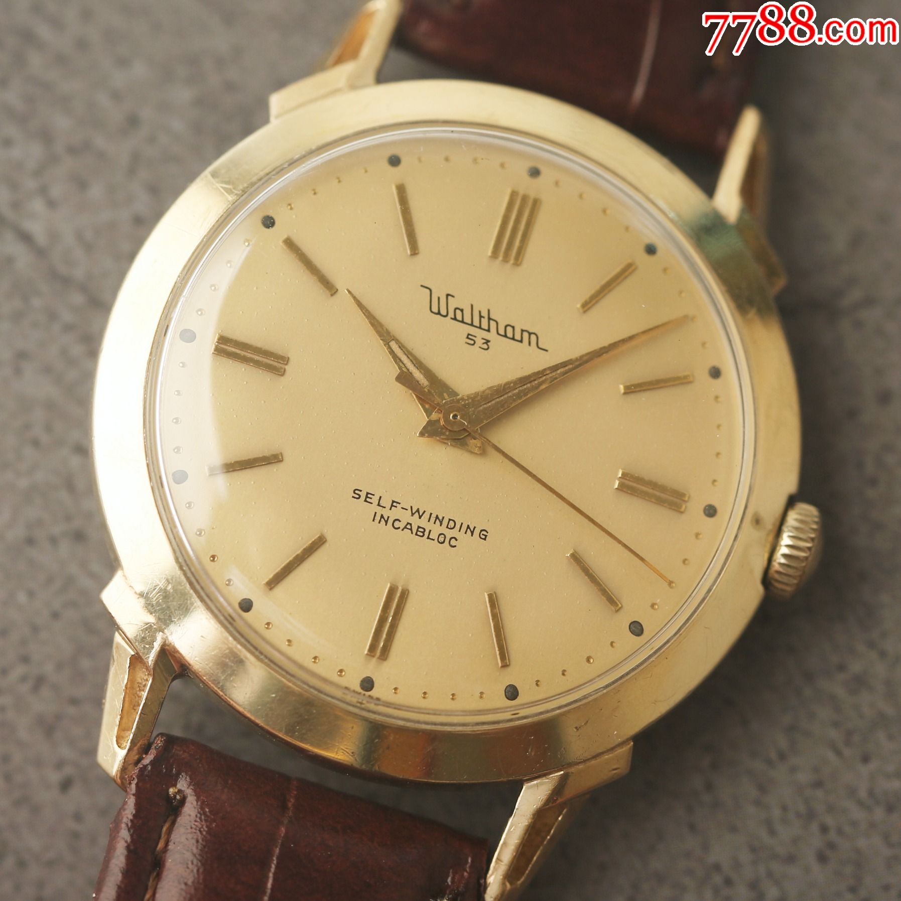 百年品牌美国华生古董表高级收藏款53钻高级机芯限量版_手表/腕表