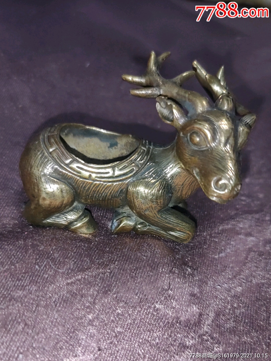 铜鹿笔洗_价格500元_第1张