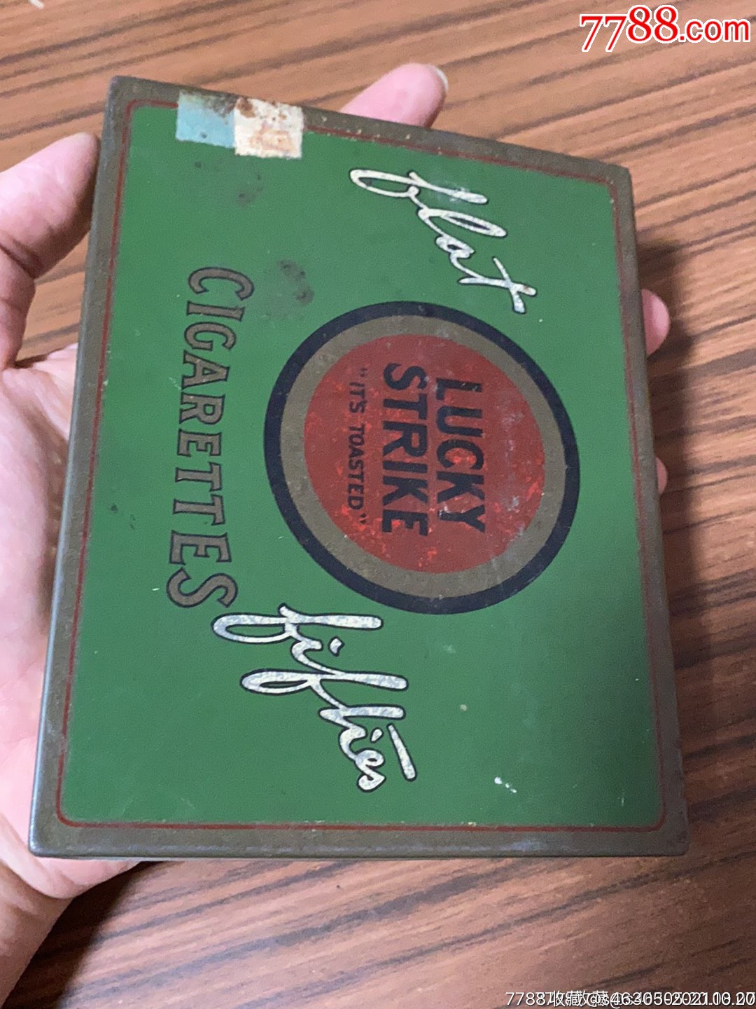 怀旧老好彩luckystrike铁皮烟盒有磨损请看图