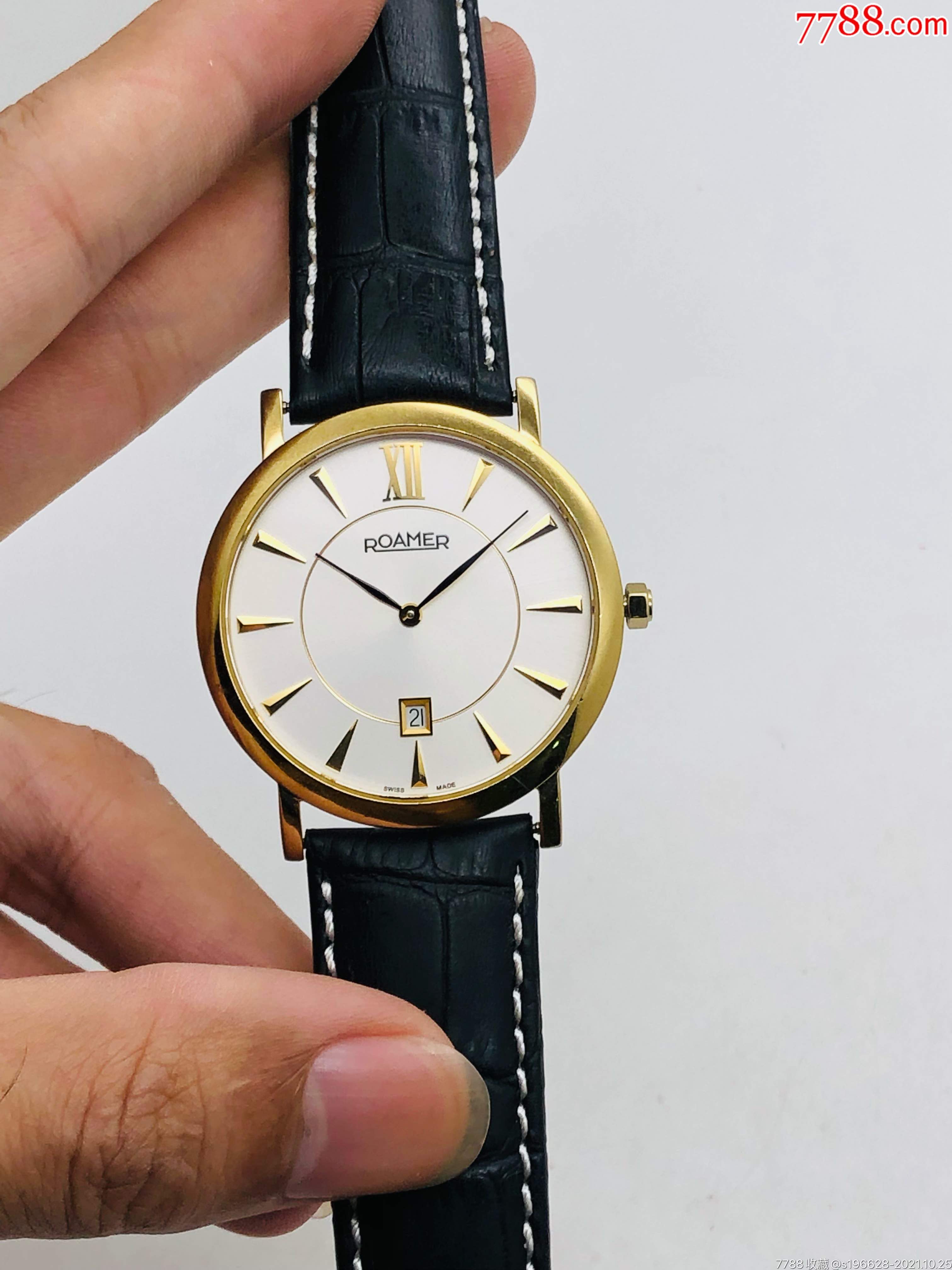瑞士罗马包金石英男表_手表/腕表_图片欣赏_收藏价格_7788烟标收藏