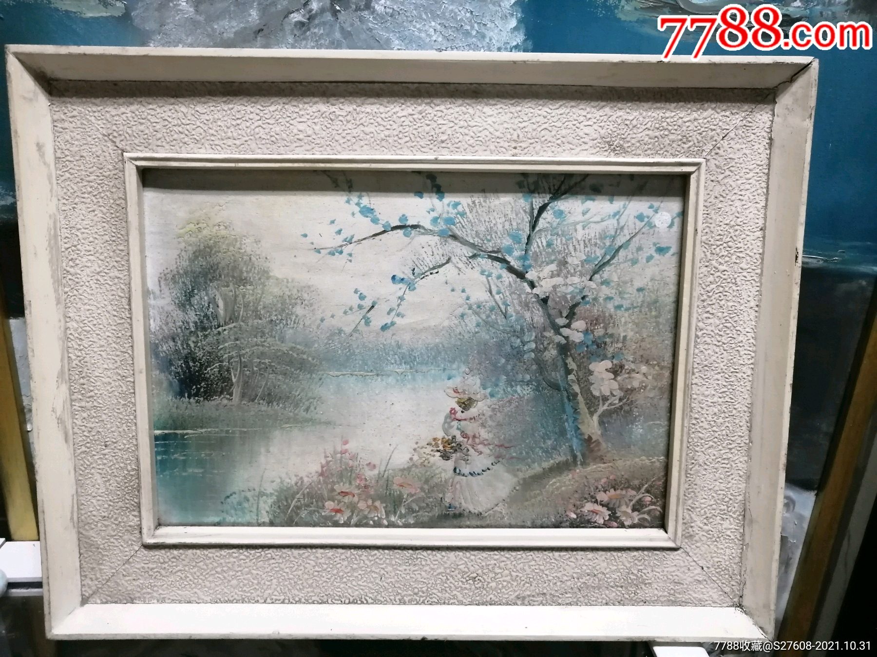 60—70年代原装原裱老油画_价格99元_第1张