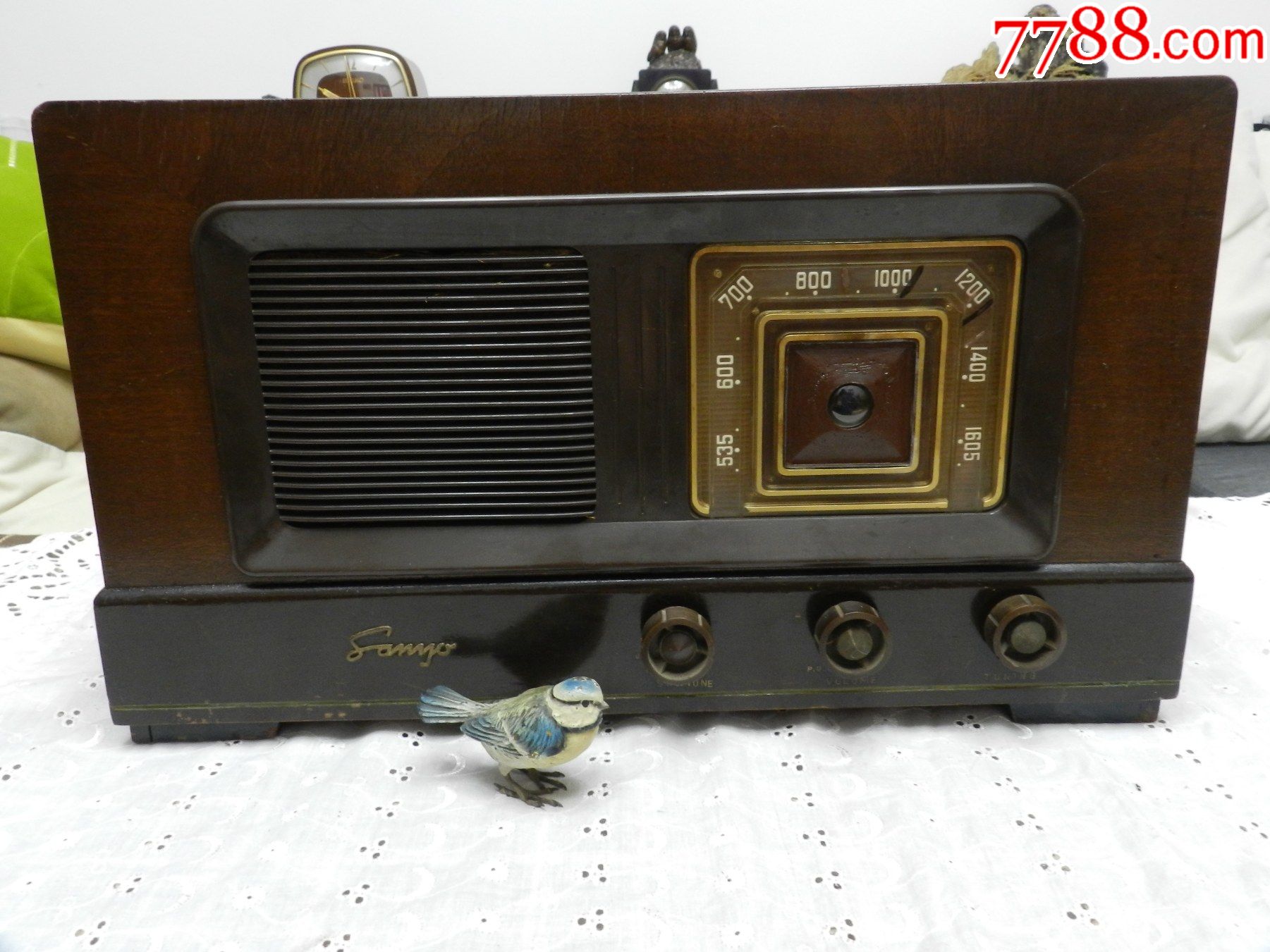 日本大电子管收音机,正常使用全部原配