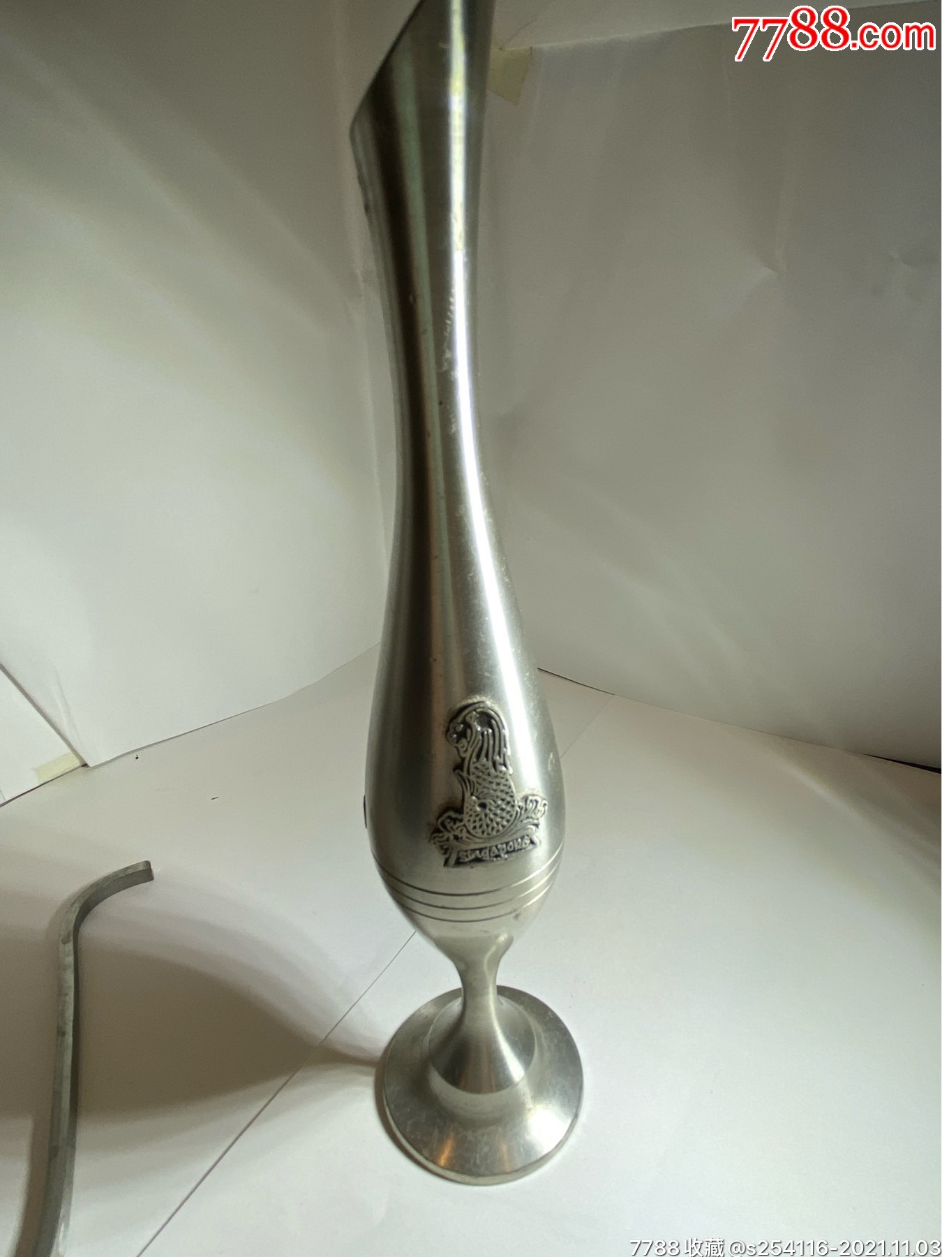 保真正品锡器皇家雪兰莪royalselangor花瓶马来西亚手工锡器高222