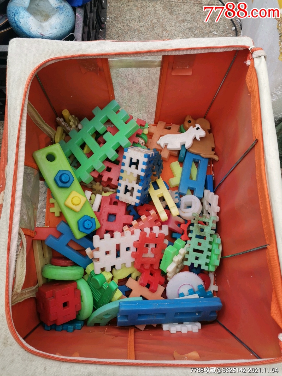 怀旧老积木一组-价格:50元-au28220693-拼装玩具 -加价-7788收藏