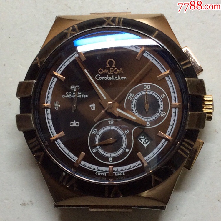 时尚多功能计时自动机械男表海鸥7750机芯