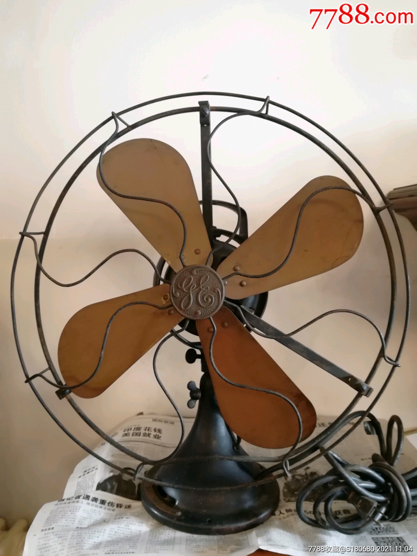美国古董ge电风扇