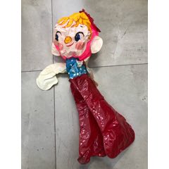 老玩具,80年代充气玩具,双面娃娃,少见款式.