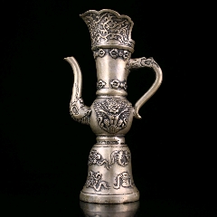 荣宝斋铜制墨水壶文房用造型雅致小巧有趣尺寸长8公分高5公分_铜壶/铜