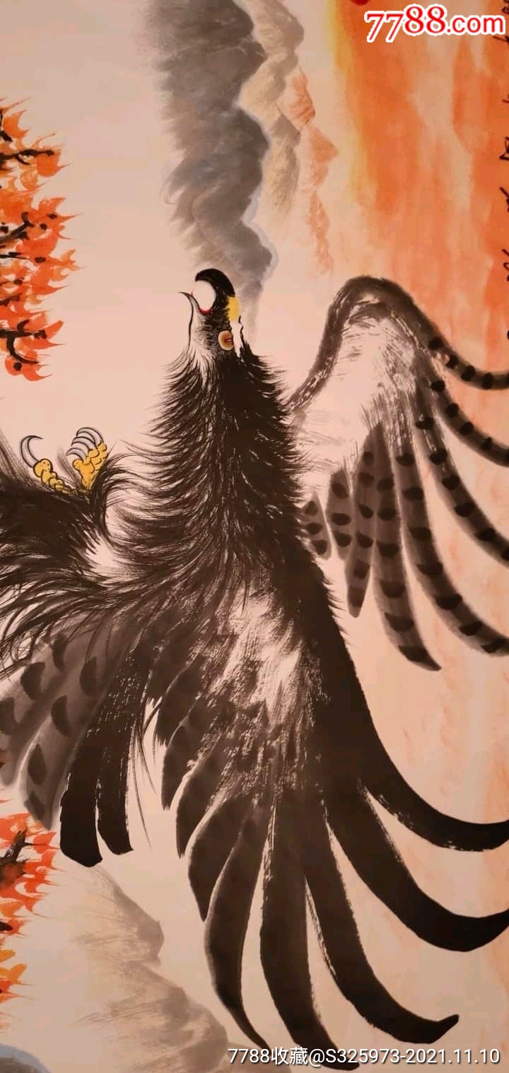 中美协陈增胜四尺130乘65装裱好作品放漏吸粉