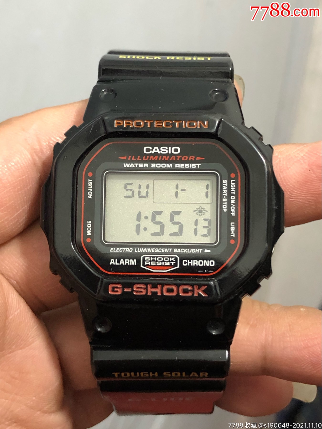 卡西欧dw5600e方块电子表