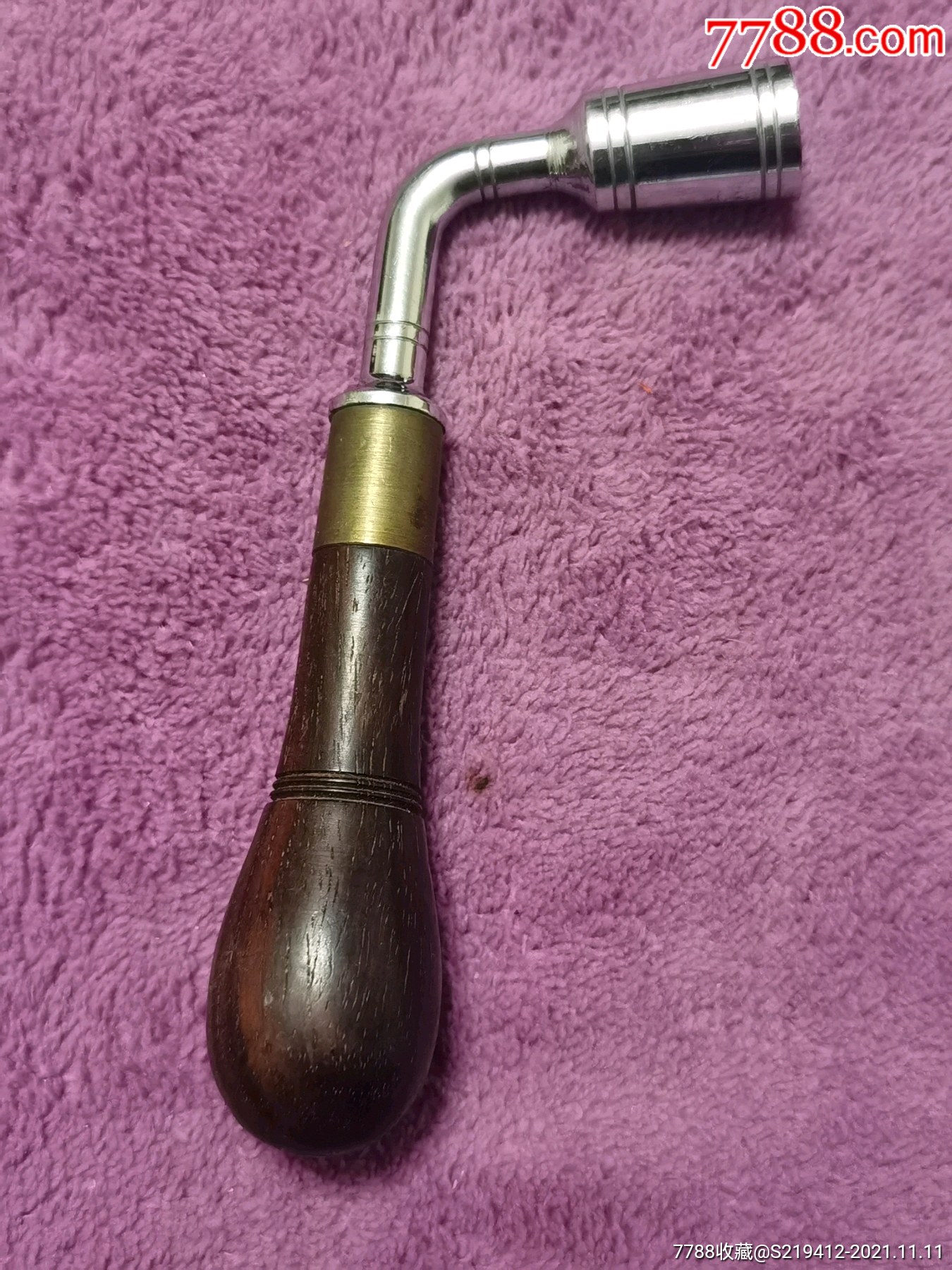 红木黄铜把手钢琴调律扳手