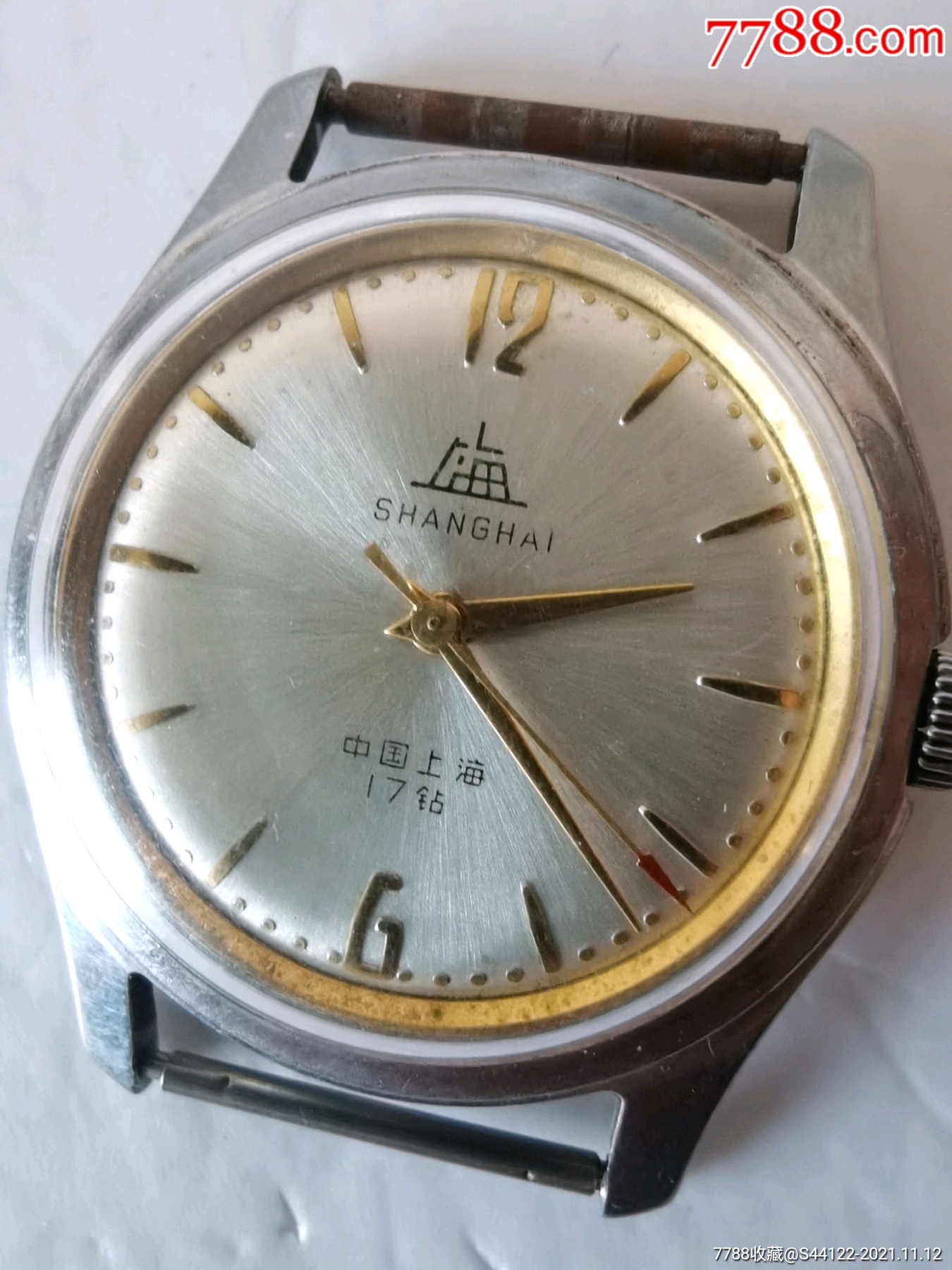 稀少上海611男士上弦手表