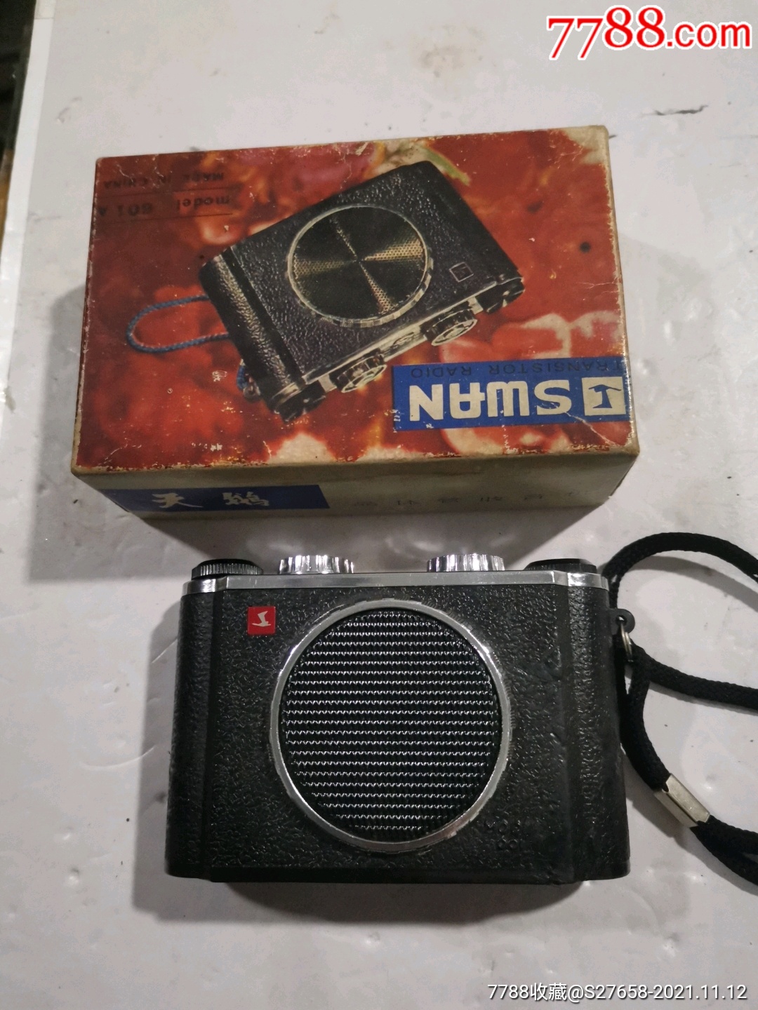 相机式的天鹅收音机