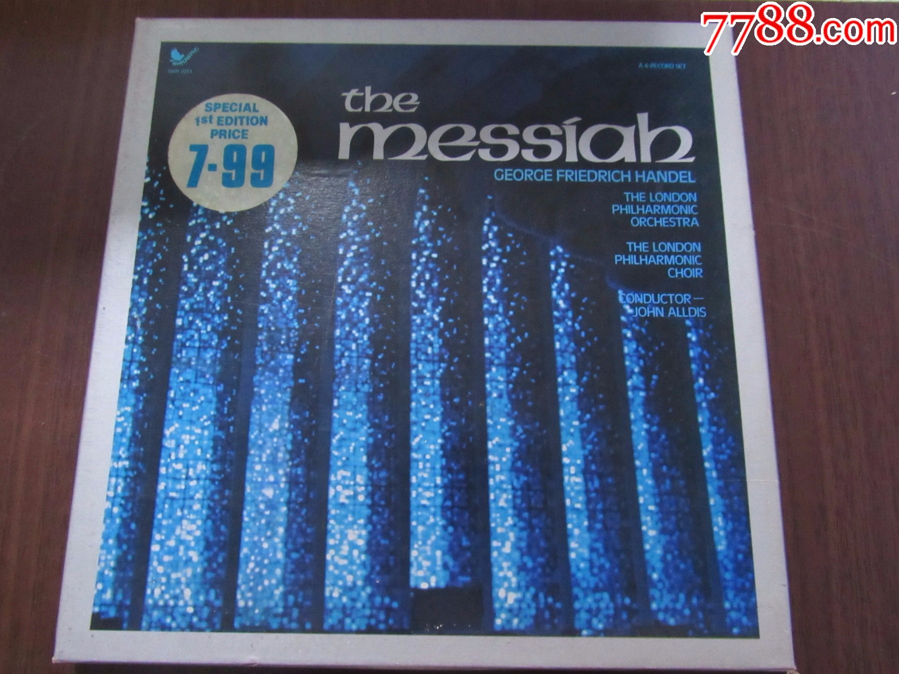 弥赛亚神曲圣乐之祖韩德尔沃迪斯指挥12寸黑胶4lp