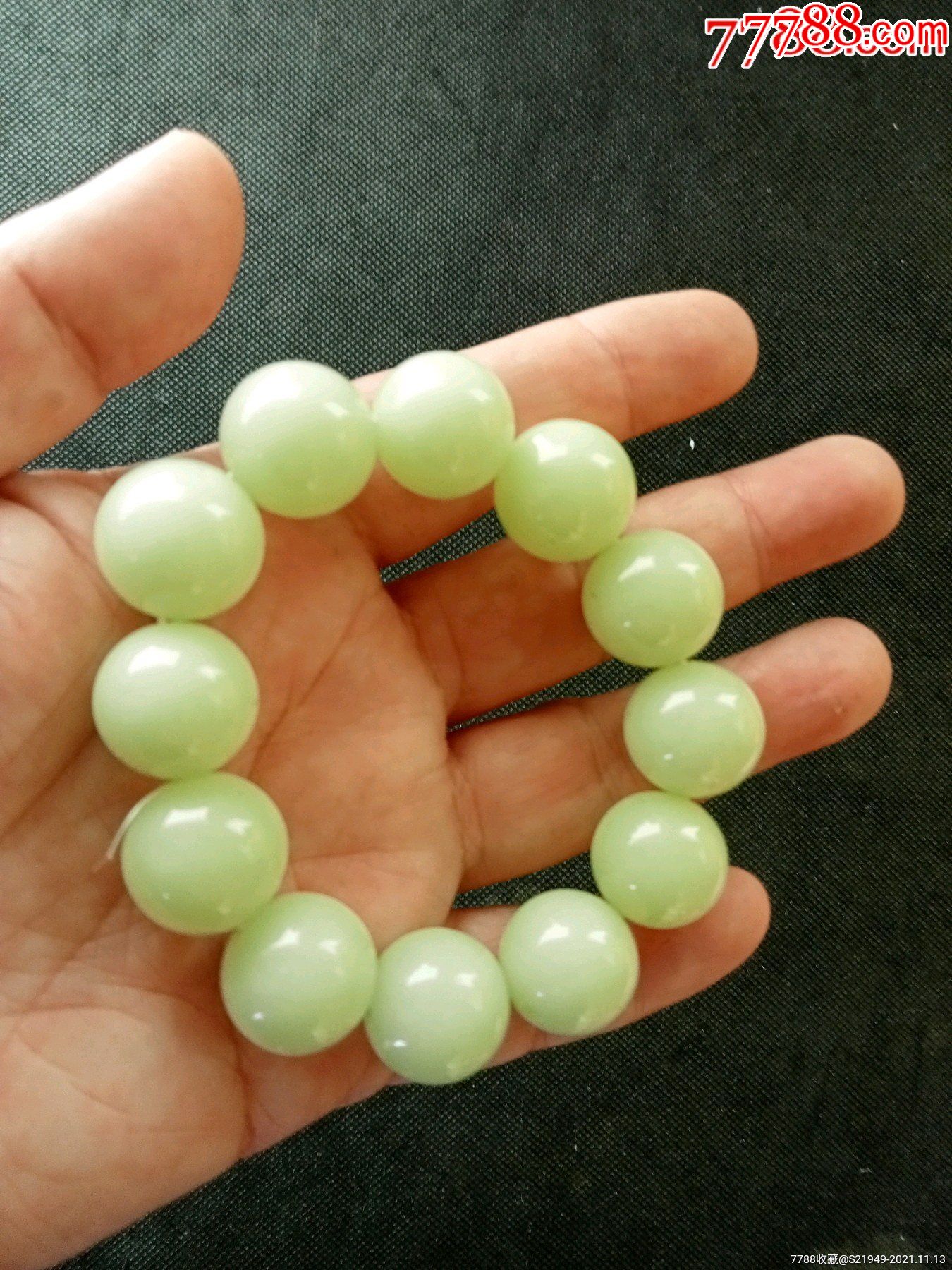 20mm蒙古老玉珠子,开门老,包浆好,一眼货,保存尚好,工艺考就,玉珠子