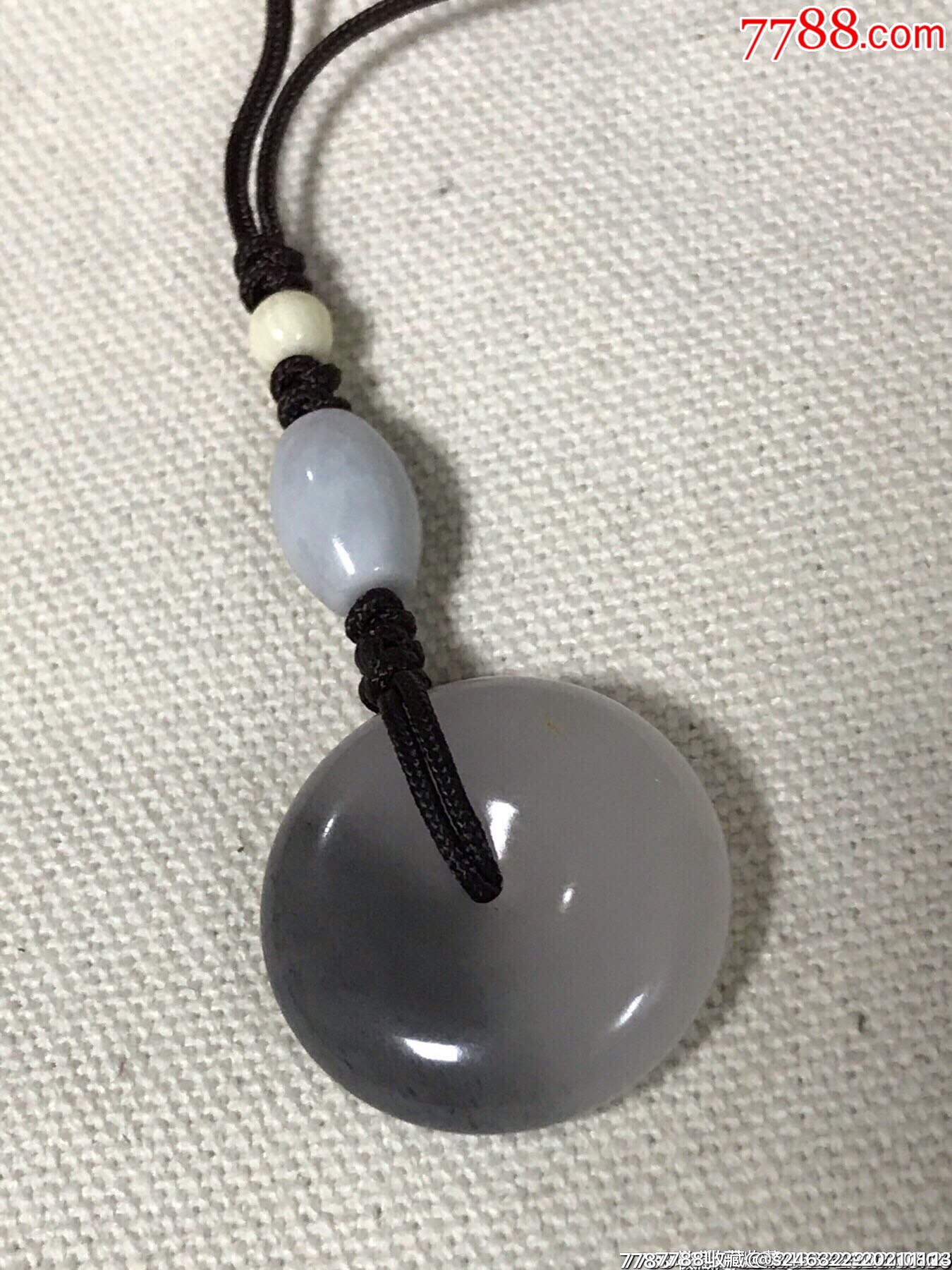 新疆戈壁青花玉精品挂件吊坠117克