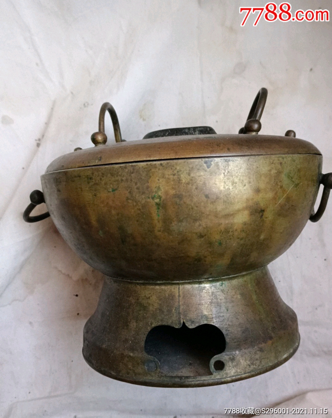 民国…铜板精制火锅…完整全品_价格153元_第1张