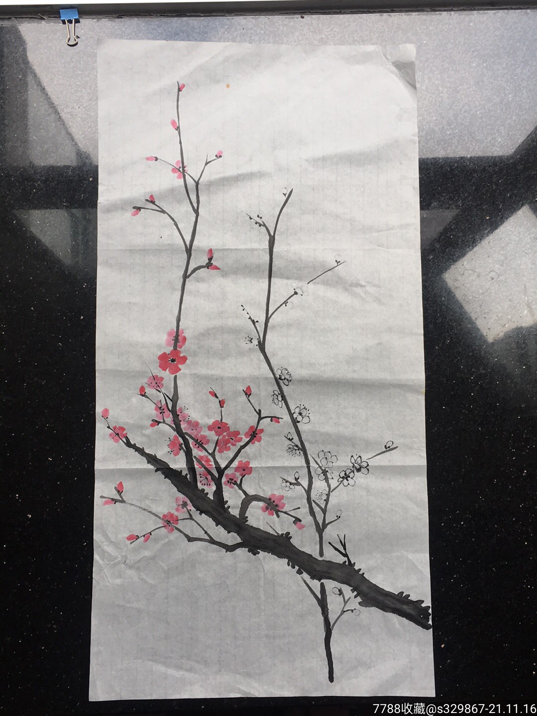 梅花水彩画手绘原作￥79品99竹子水墨画手绘原作￥79品99竹子2