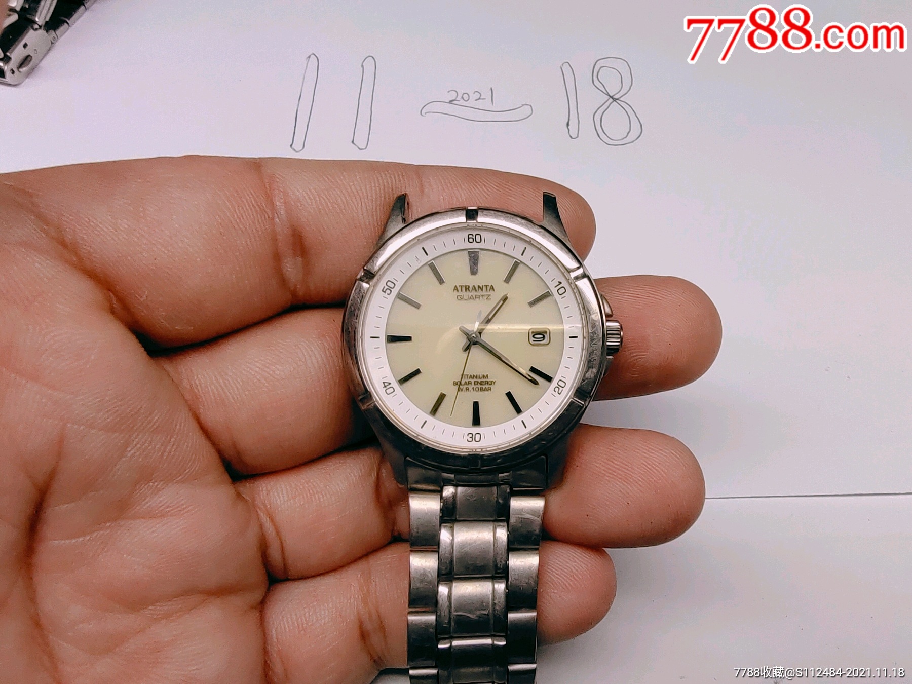 好经典漂亮少见ricoh男士光动能石英腕表-价格:85元-au28368351-手表