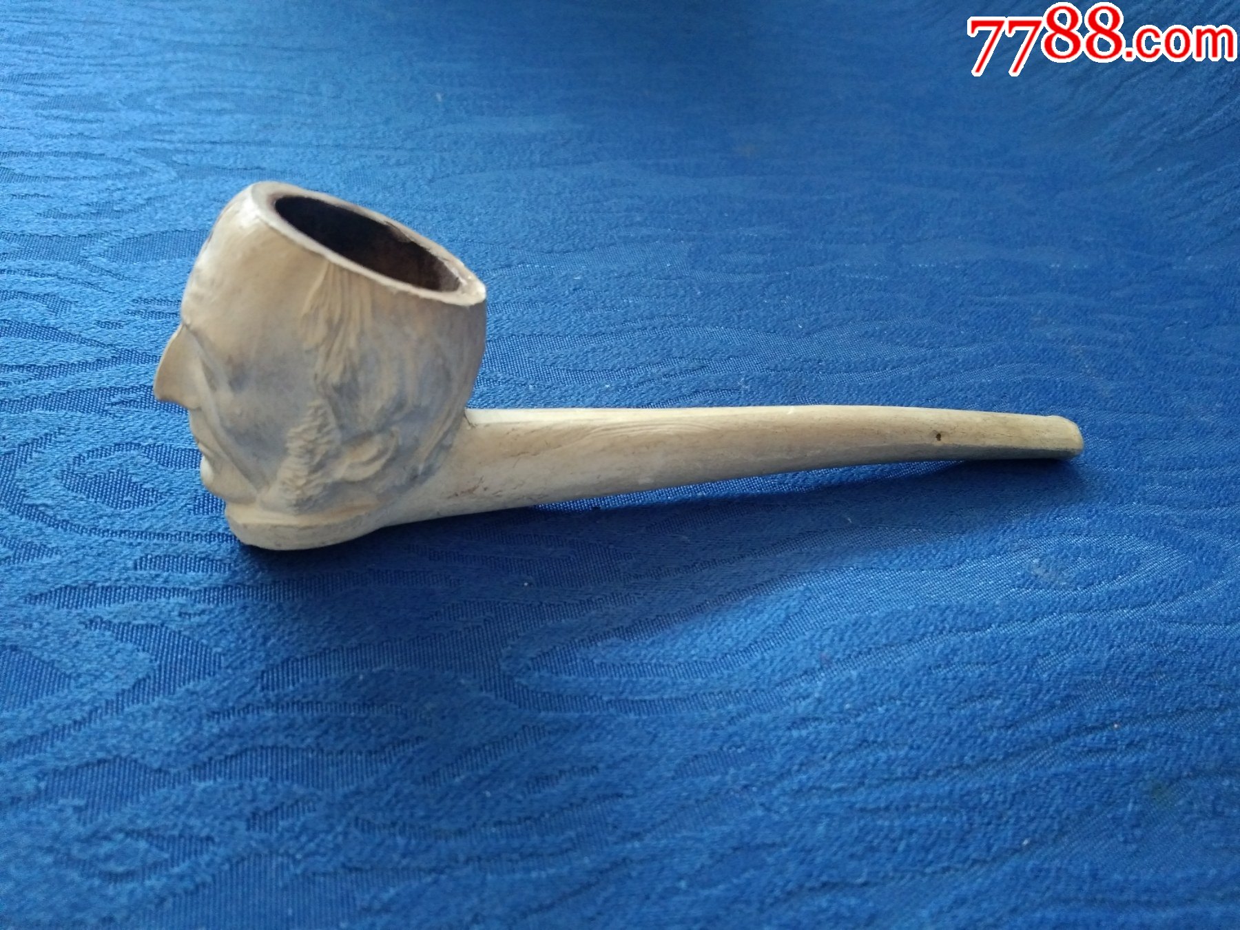 英国中世纪手工雕刻经典纪念版人物瓷烟斗烟具收藏高档奢侈品家庭艺术