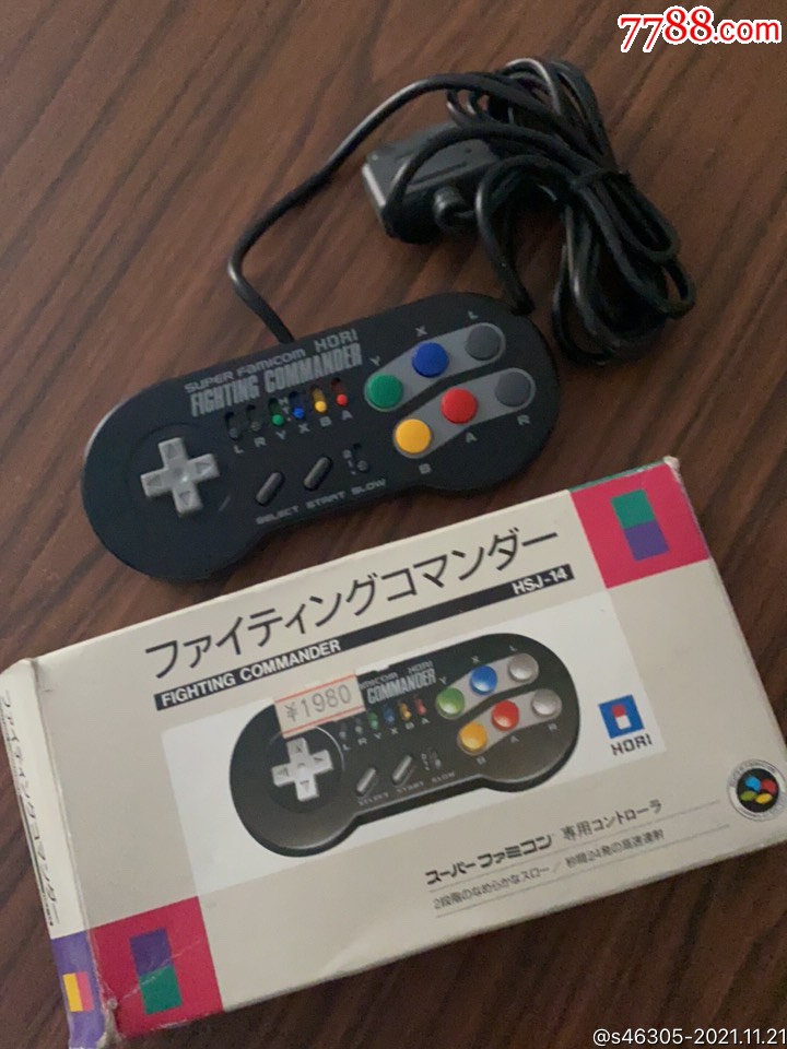 怀旧手柄任天堂超任sfc手柄hori成色新日本制造带盒子